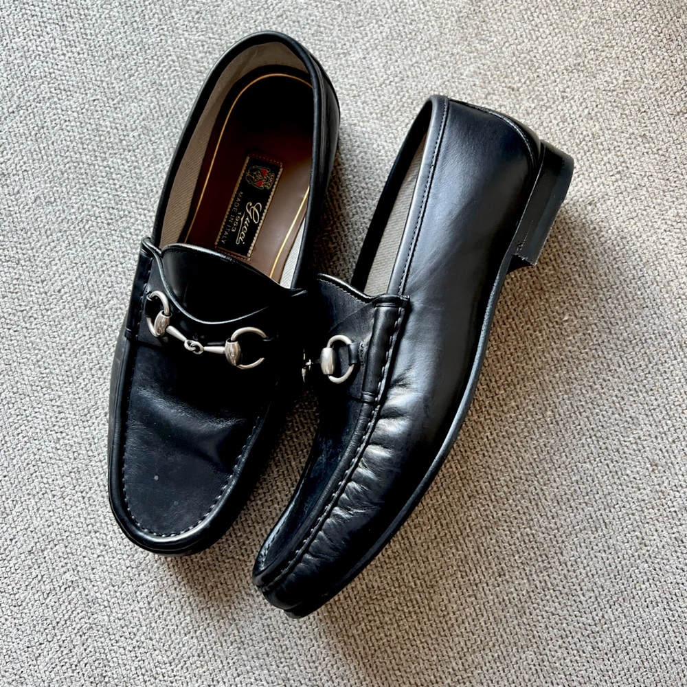 Gucci 1953 horsebit loafers (silver hardware) men’s size 8UK/42UK/9US
